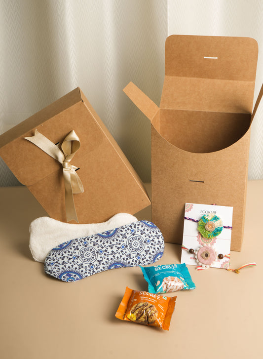 The Rakhi Keepsake Hamper | Handmade Bhai Bhabhi Rakhi Gift Box