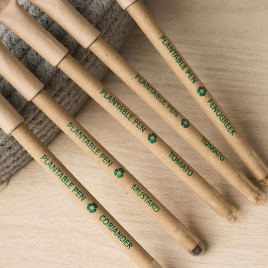 Kraft Paper Plantable Pen | With Seeds