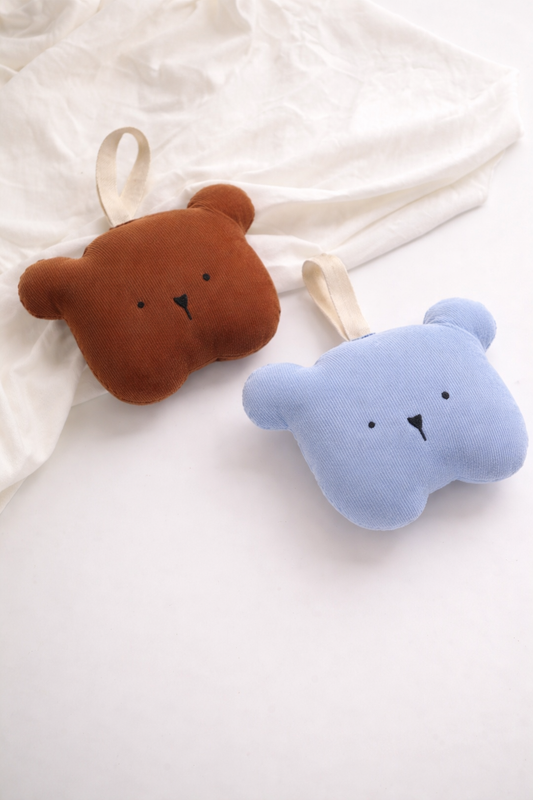 Tiny Bear Snuggle Duo Plush Toy Set | Eco-Friendly Baby Gift | Nursery Decor