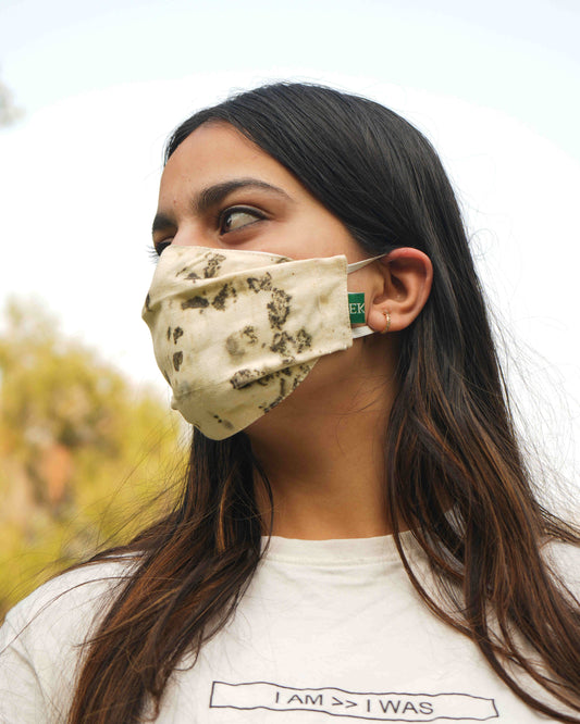 Hemp Eco-Printed Face Mask (Set 2)
