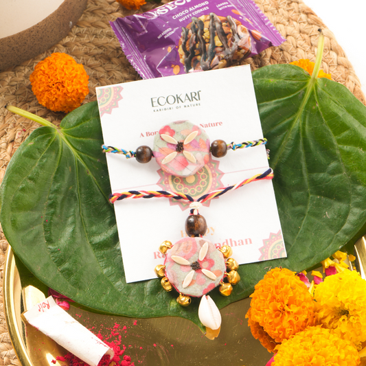 Plantable Bhai-Bhabhi Rakhi & Lumba Set