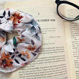 Tiny Floral Printed Scrunchies (Set of 4)