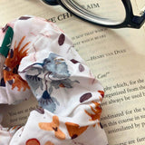 Tiny Floral Printed Scrunchies (Set of 4)