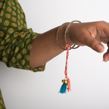 Embellished Bhai - Bhabhi Rakhi and Lumba Set