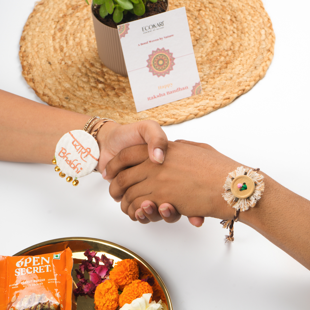 Eco-Friendly Plantable Rakhi Set