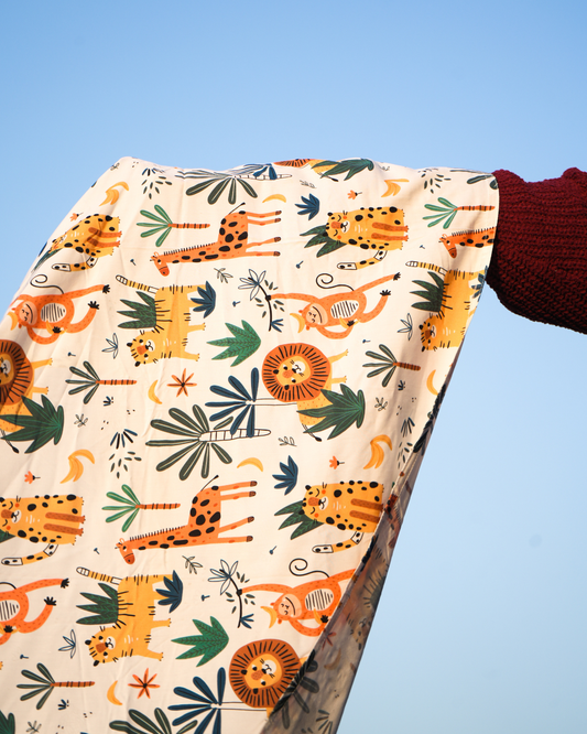 Soothing Jungle Printed Scarves for Women | Bamboo Fabric