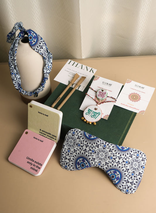 Eco-Friendly Bhai-Bhabhi Rakhi Hamper Gift Set
