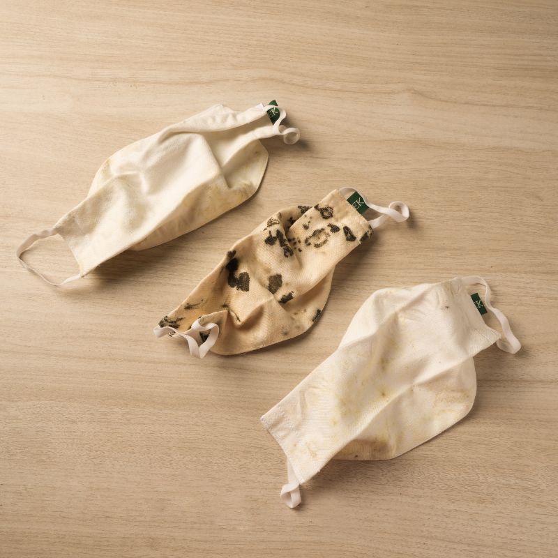 Hemp Eco-Printed Face Mask (Set 2)