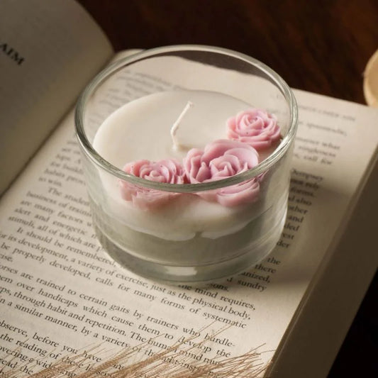 Floral Elements Scented Handmade Candles