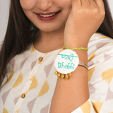 Embellished Bhai - Bhabhi Rakhi and Lumba Set