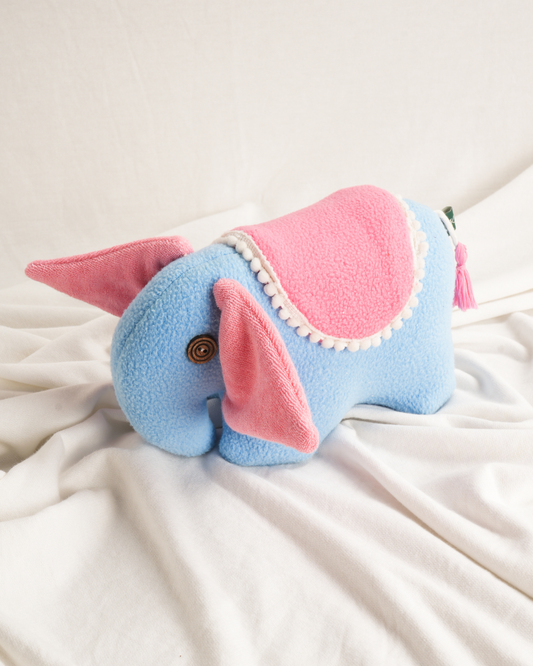 Gajju Bamboo Fleece Elephant Plush Toy | Sustainable Baby & Kids Cuddle Companion
