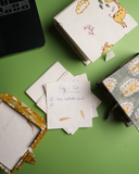 Block Printed Handmade Paper Notes Box – Memo Paper Holder