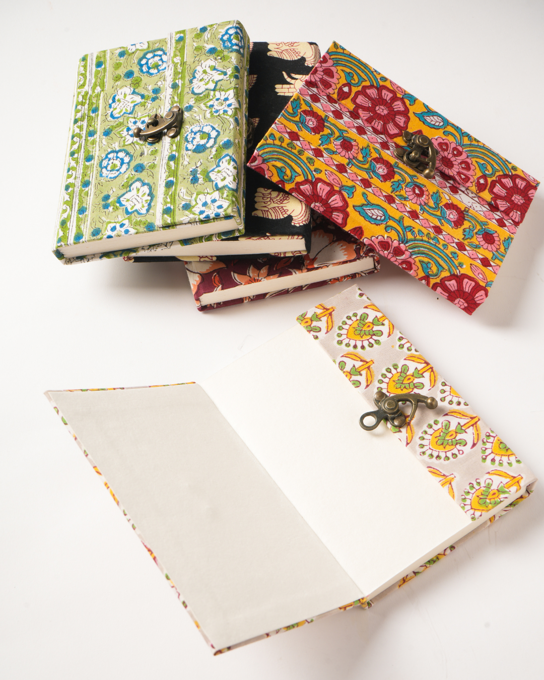 Canvas Bloom Lock Journal | Handmade Paper