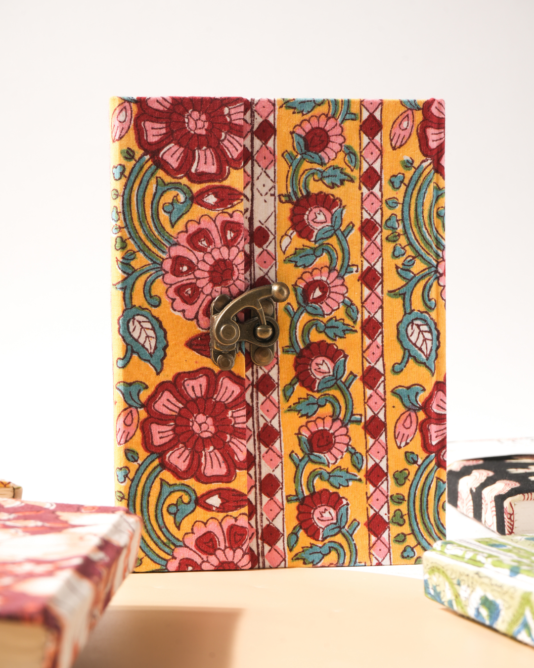 Canvas Bloom Lock Journal | Handmade Paper