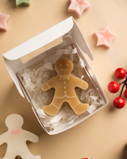Assorted Gingerbread Man Handmade Christmas Candle