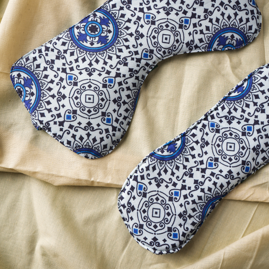 Bamboo Printed Eye mask Set