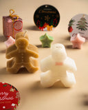Assorted Gingerbread Man Handmade Christmas Candle