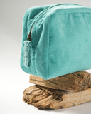 Sea Green Corduroy Accessory Pouches