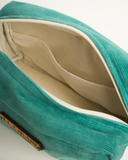 Sea Green Corduroy Accessory Pouches