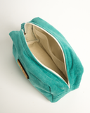 Sea Green Corduroy Accessory Pouches