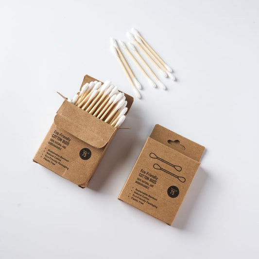 Eco-friendly Bamboo Cotton Buds (Set of 2)