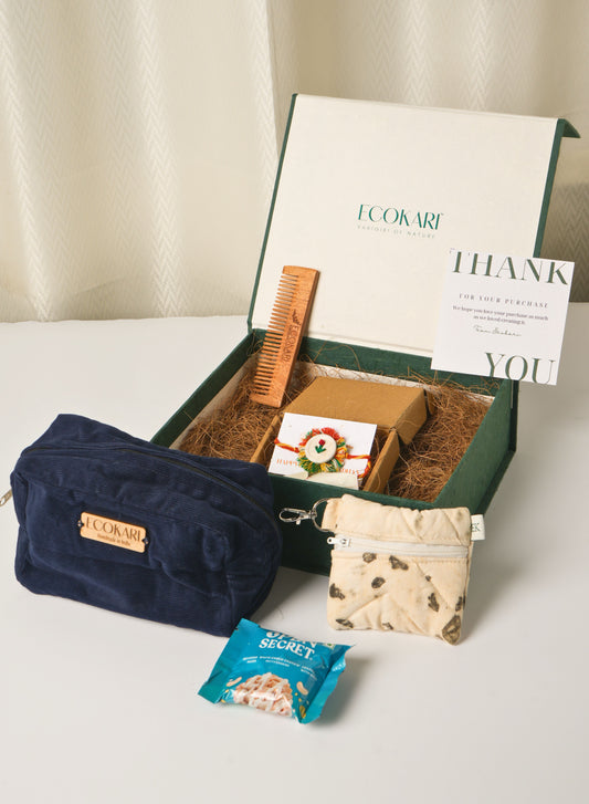 The Brother's Everyday Essentials Rakhi Hamper | Sustainable Rakhi Gift Box