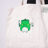 Off-White Hemp Work Tote Bag