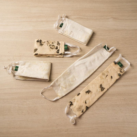 Hemp Eco-Printed Face Mask (Set 2)