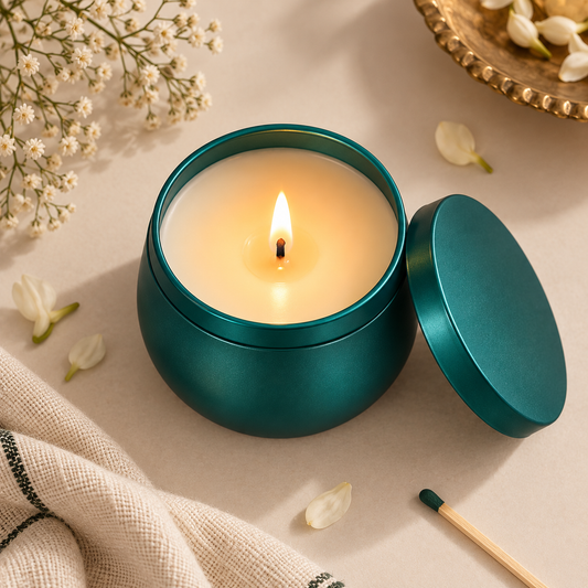 Saanjh – The Festive Candle Trio | Soy Wax Scented Candle Set of 3 | Diwali & Festive Home Décor Gift Set