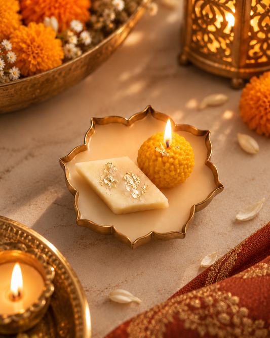 Shubh Utsav Scented Urli Candle – Handcrafted Soy Wax Diwali Candle