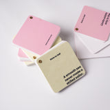 Handmade Paper Flip Notepads | Inspiring Quotes