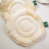 Eco-Printed Hemp Fabric Coasters (Set of 2)