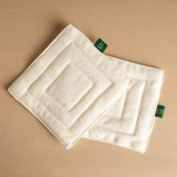 Upcycled Hemp Fabric Coasters (Set of 2)