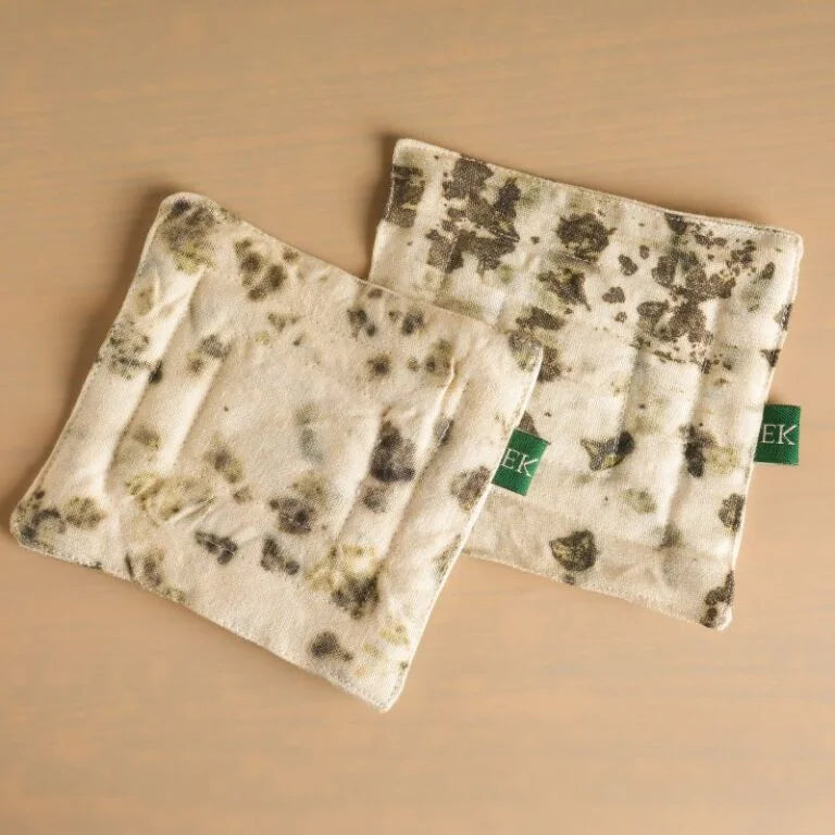Upcycled Hemp Fabric Coasters (Set of 2)