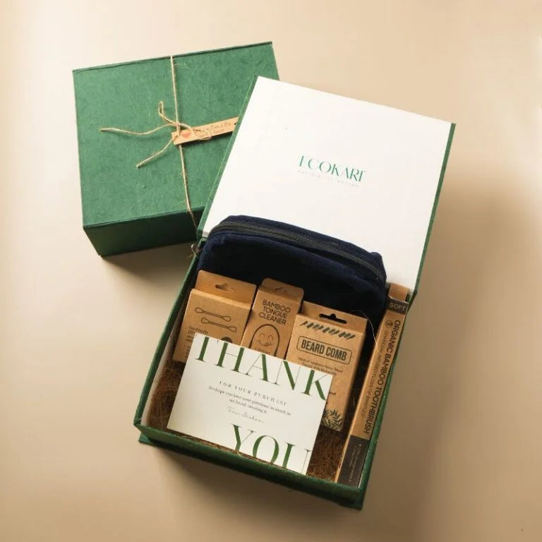 Eco Men's Grooming Gift Set | Bamboo & Neem Kit