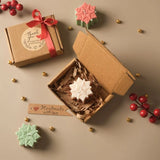Multicolored Snowflakes Soy Wax Scented Candle