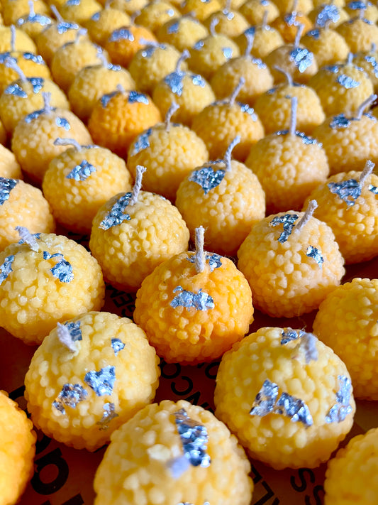 Laddoo Soy Wax Scented Candles | Festive Diwali Gift | Handmade Candles