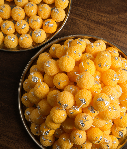 Laddoo Soy Wax Scented Candles | Festive Diwali Gift | Handmade Candles