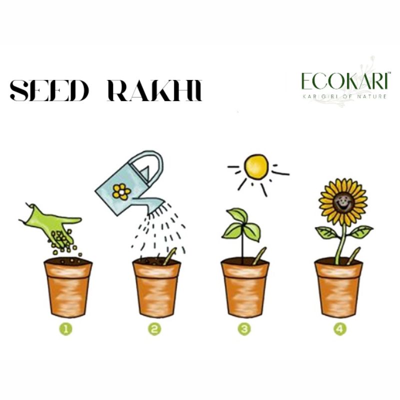 Eco-Friendly Plantable Rakhi Set