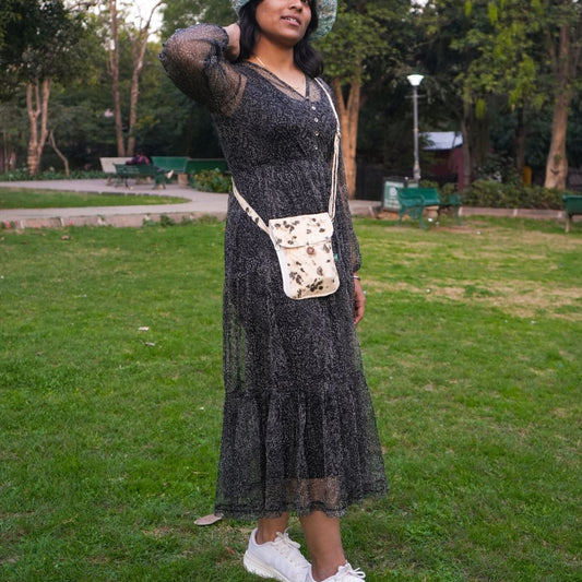 Hemp Cross Body Sling Bag