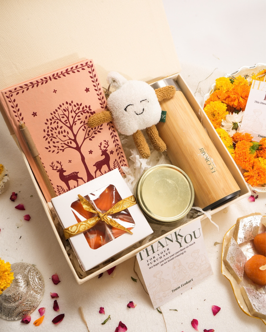 The Forest Whimsy Diwali Box – Eco-Friendly Gift Hamper | Handmade Festive Goodies
