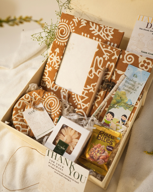 The Mustard Bloom Diwali Hamper – Handcrafted Eco-Friendly Gift Set | Artisanal Keepsakes