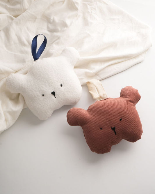 Tiny Bear Snuggle Duo Plush Toy Set | Eco-Friendly Baby Gift | Nursery Decor