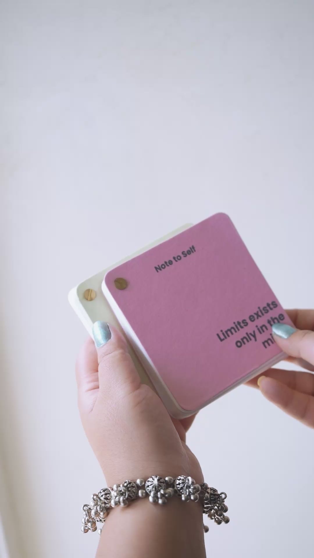 Handmade Paper Flip Notepads | Inspiring Quotes